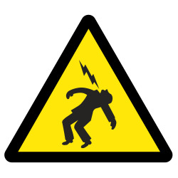 Danger éléctrocution